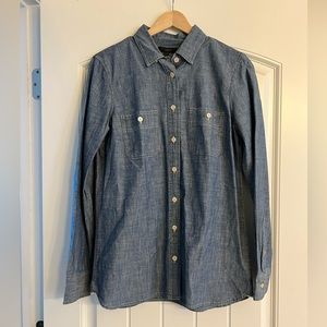 J. Crew Women’s Denim Shirt, size 8, NWT